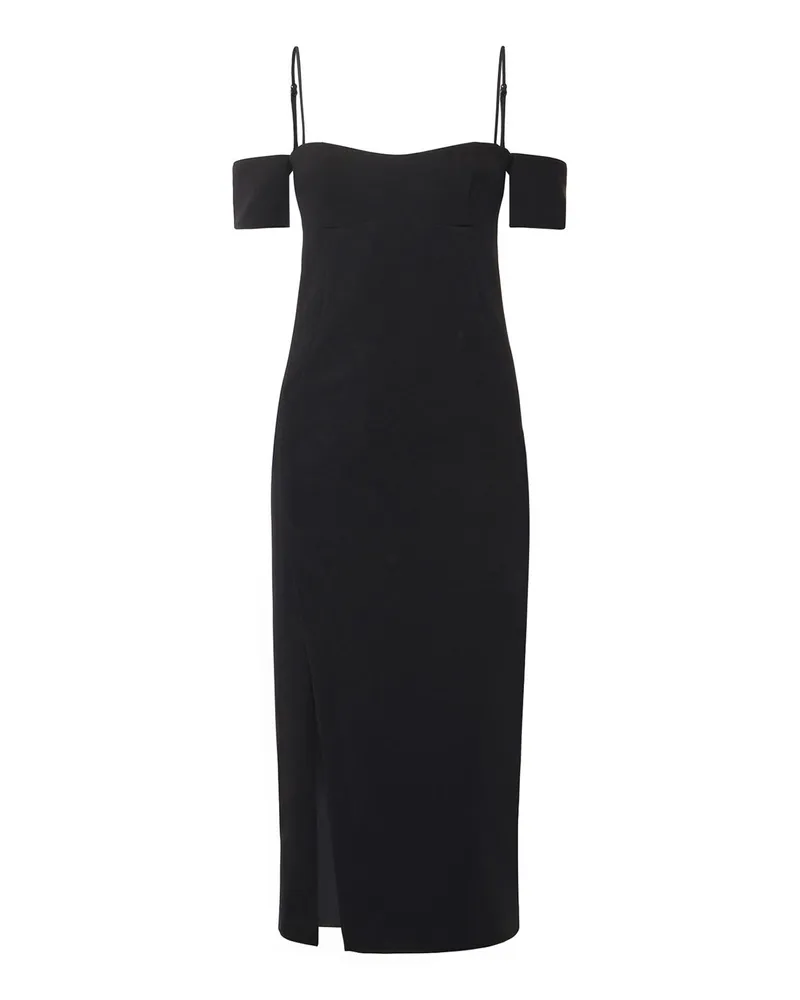 Pinko Knielanges Kleid - Schwarz Schwarz