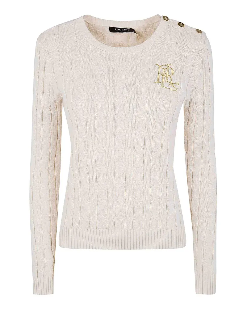Ralph Lauren Rundhalspullover - Weiß Weiß