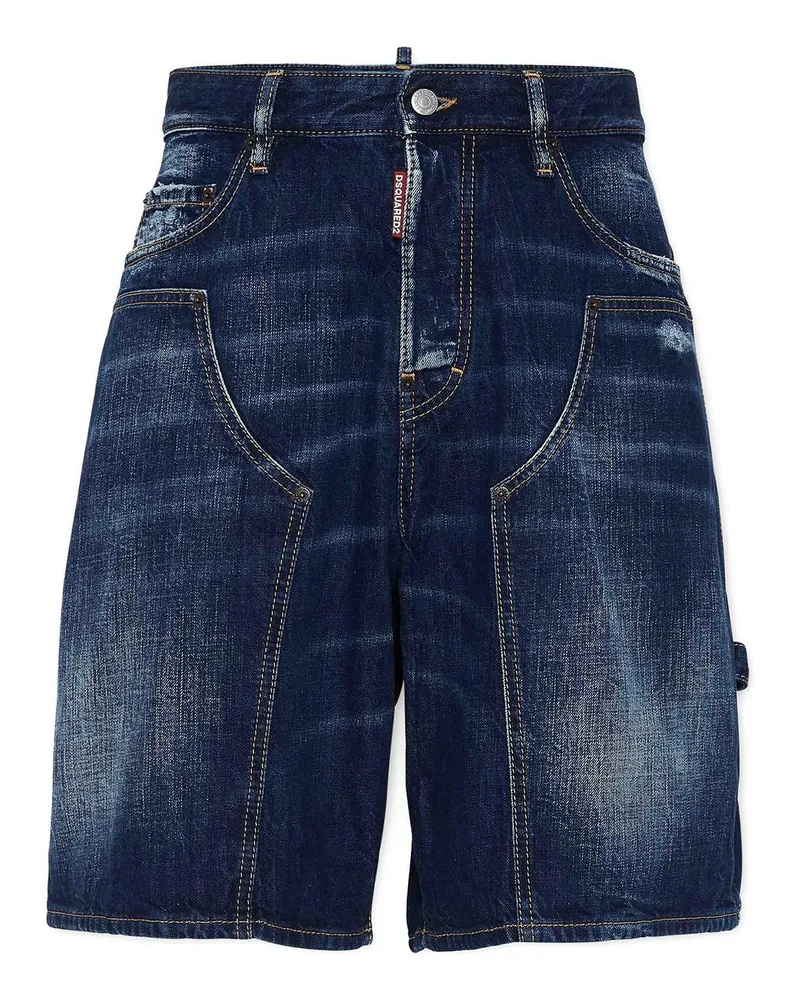 Dsquared2 Straight Leg Jeans - Dunkelblau Dunkelblau