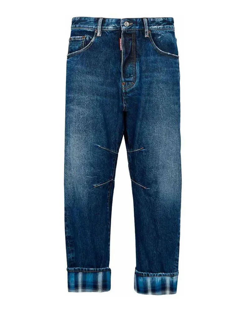 Dsquared2 Straight Leg Jeans - Dunkelblau Dunkelblau