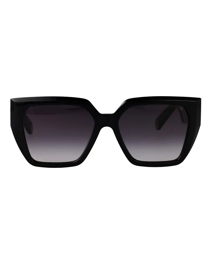Philipp Plein Sonnenbrille - Schwarz Schwarz