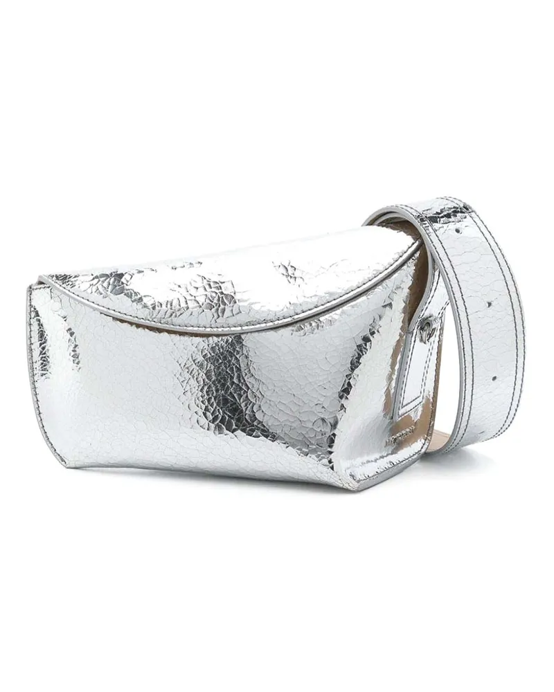 Alexander McQueen Schultertasche - Silber Silber