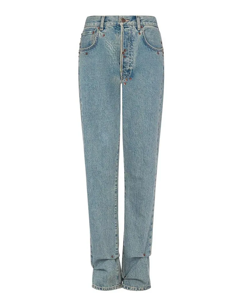 Moschino Straight Leg Jeans - Blau Blau