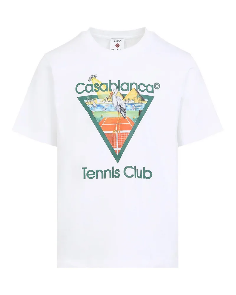 Casablanca Paris T-Shirt - Weiß Weiß