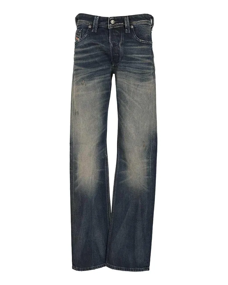 Diesel Straight Leg Jeans - Blau Blau