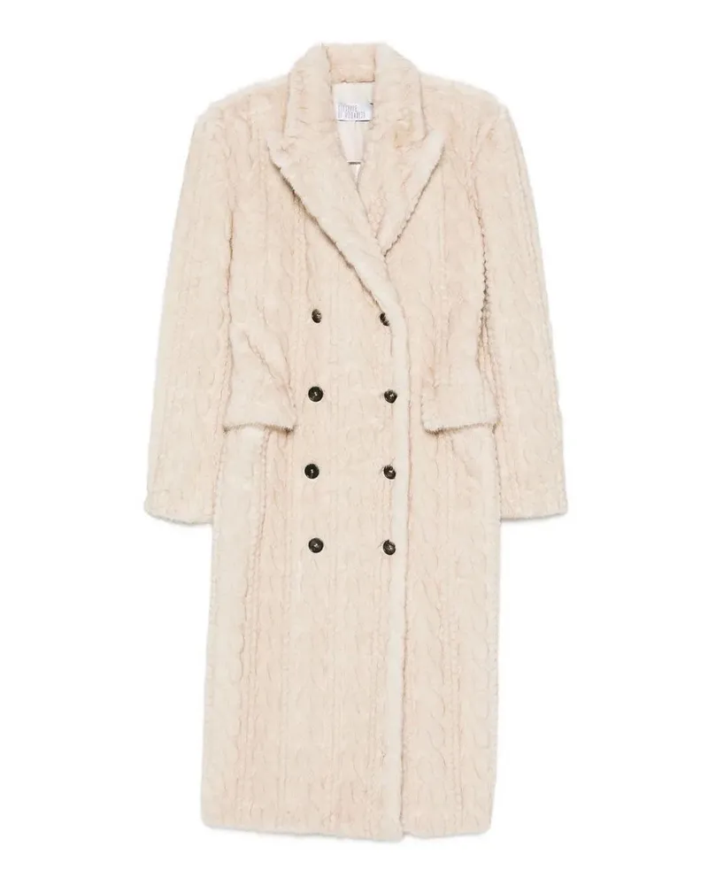 Giuseppe di Morabito Kurzer Mantel - Creme Creme