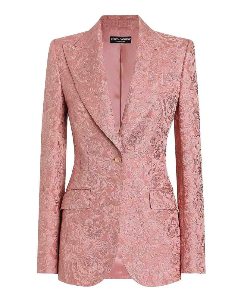 Dolce & Gabbana Casualjacke - Hellgrau Rosa
