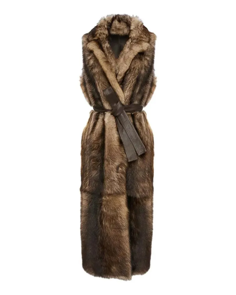 Yves Salomon Weste - Braun Braun