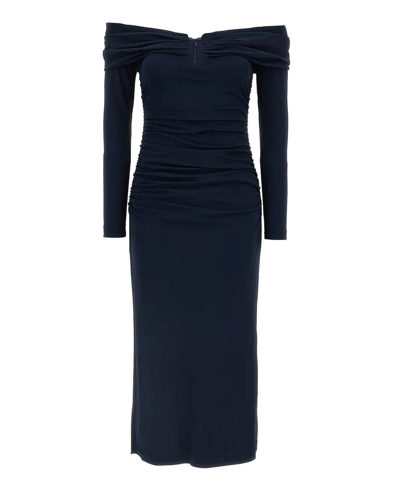 Carolina Herrera New York Knielanges Kleid - Blau Blau