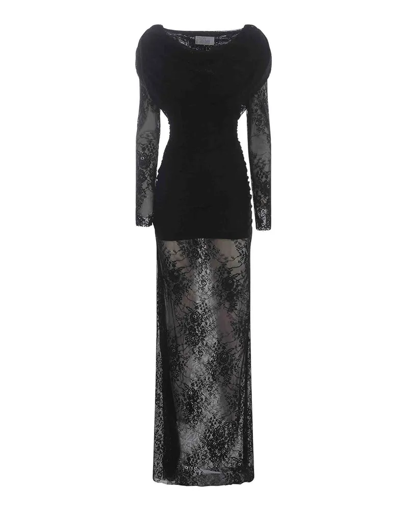 Giuseppe di Morabito Maxikleid - Schwarz Schwarz