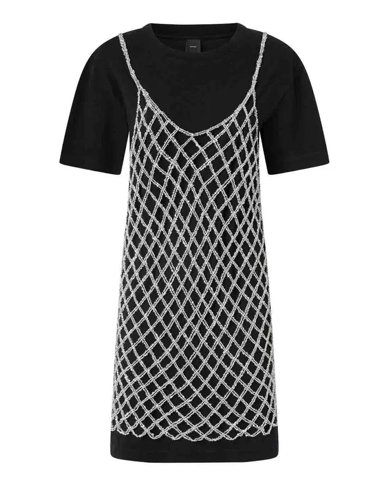 Pinko Knielanges Kleid - Schwarz Schwarz