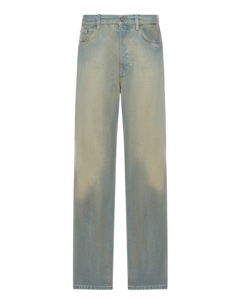 Haikure Straight Leg Jeans - Blau Blau