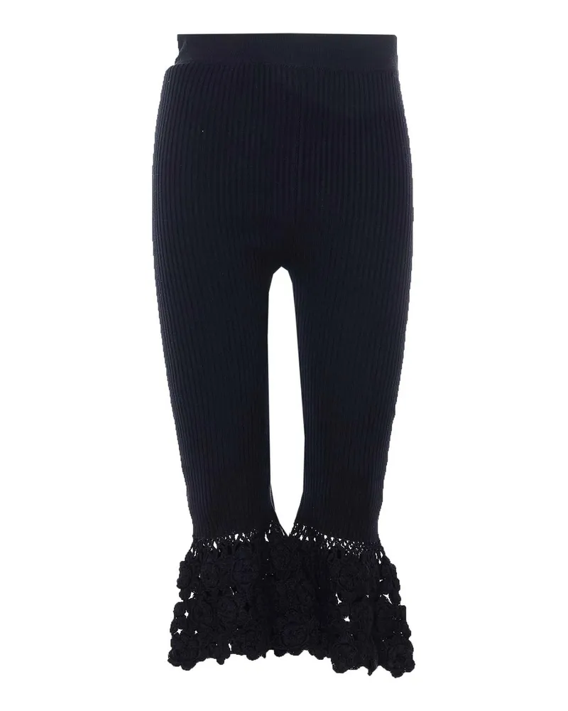 Ganni Casual Hose - Schwarz Schwarz