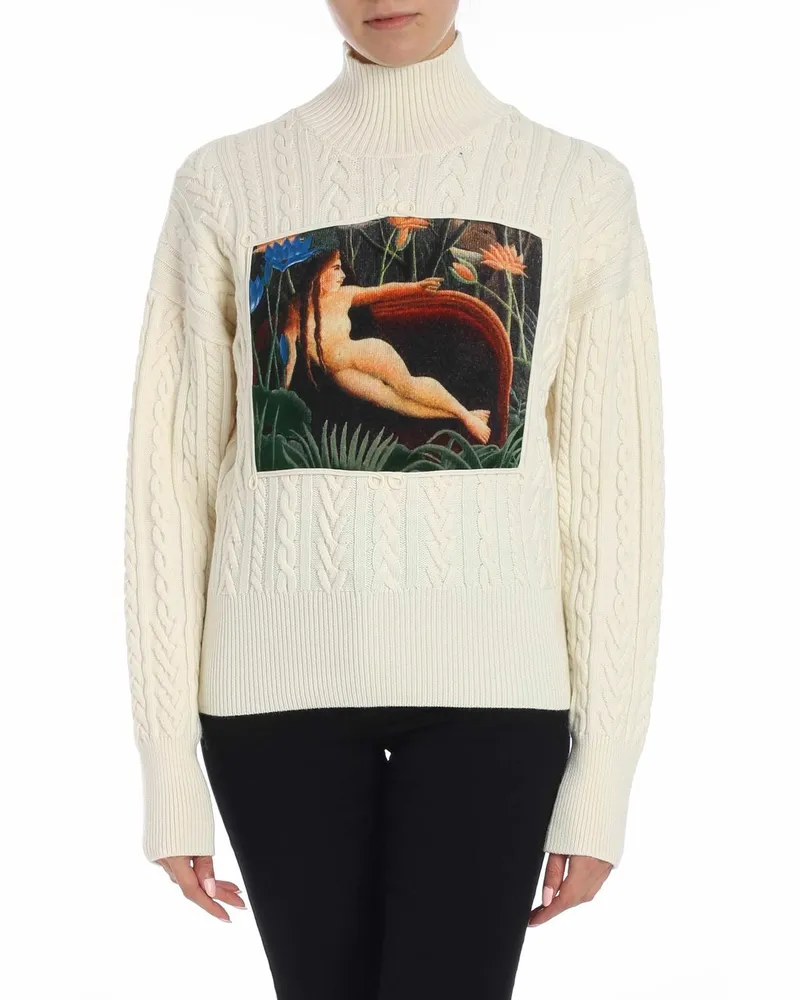 Kenzo Rollkragenpullover - Creme Creme
