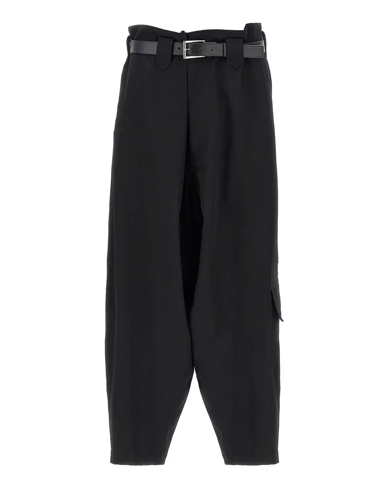 Yohji Yamamoto Casual Hose - Schwarz Schwarz