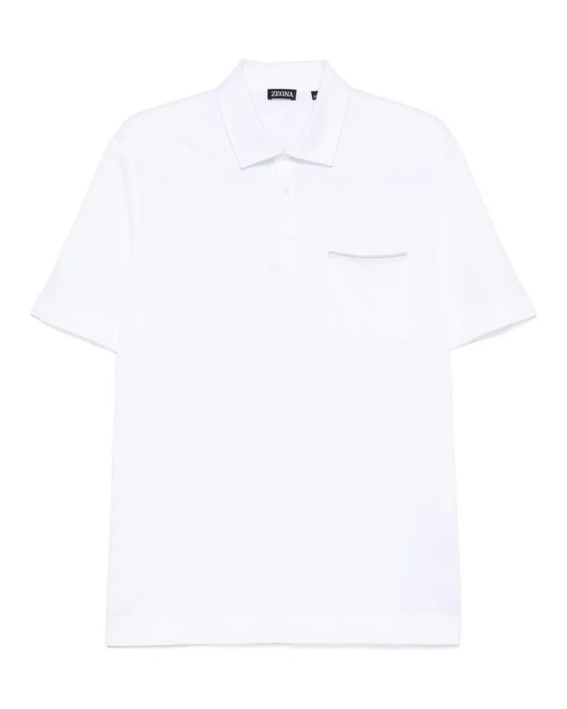 Ermenegildo Zegna Poloshirt - Weiß Weiß
