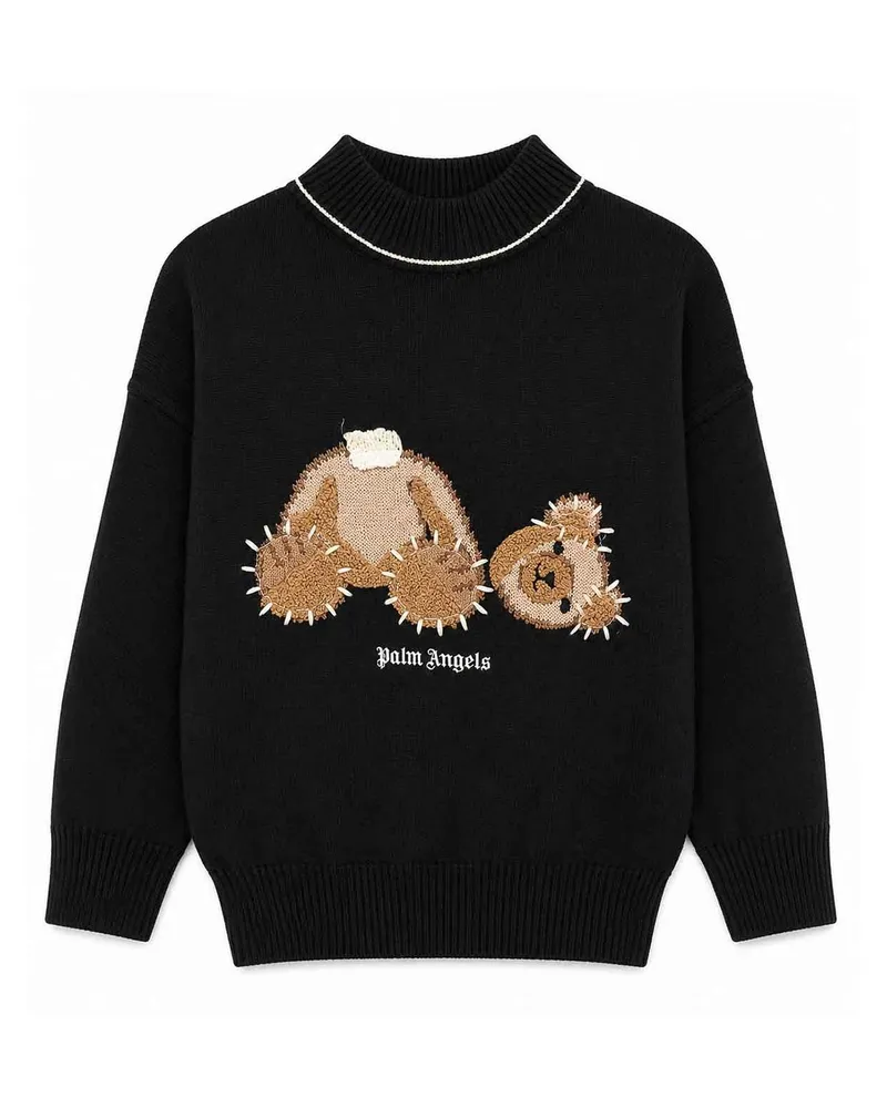 Palm Angels Rundhalspullover - Schwarz Schwarz