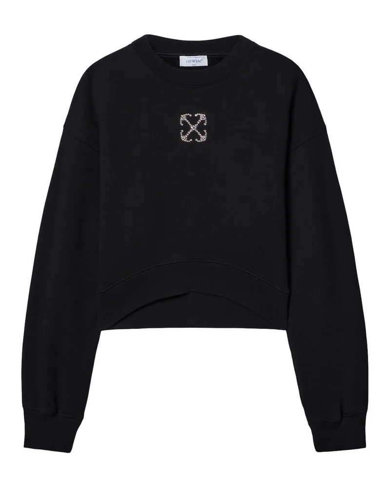 OFF-WHITE Rundhalspullover - Schwarz Schwarz