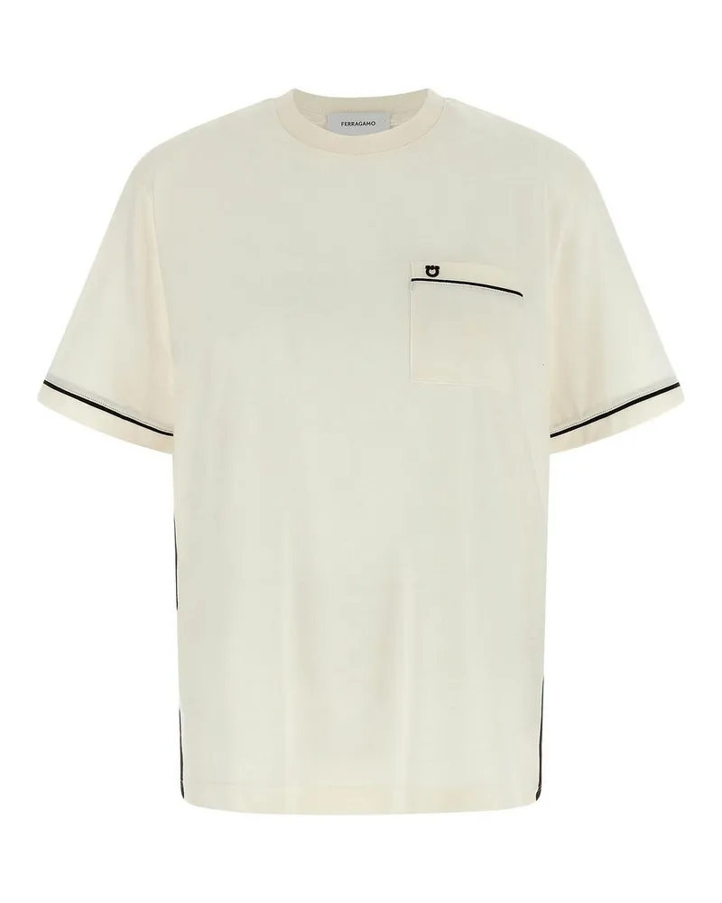 Ferragamo T-Shirt - Beige Beige