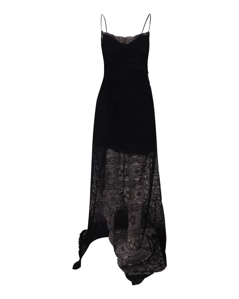 Ermanno Scervino Abendkleid - Schwarz Schwarz