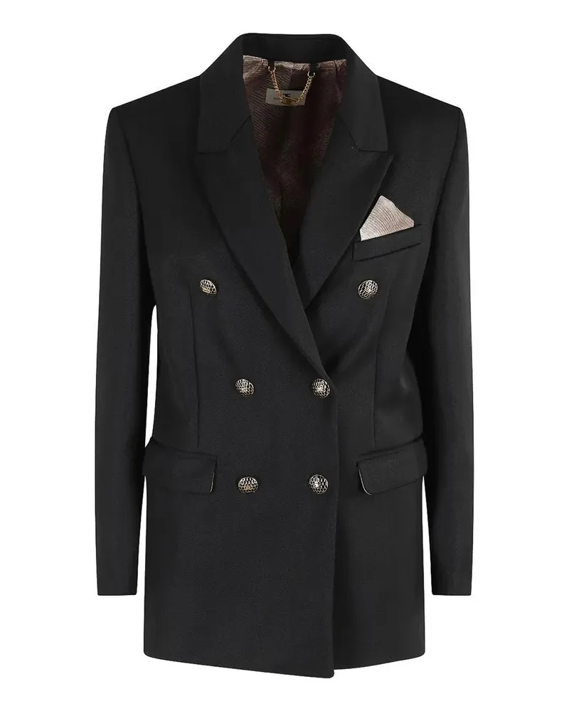 Elisabetta Franchi Blazer - Schwarz Schwarz