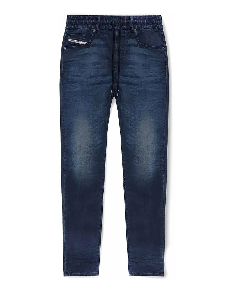 Diesel Straight Leg Jeans - Blau Blau