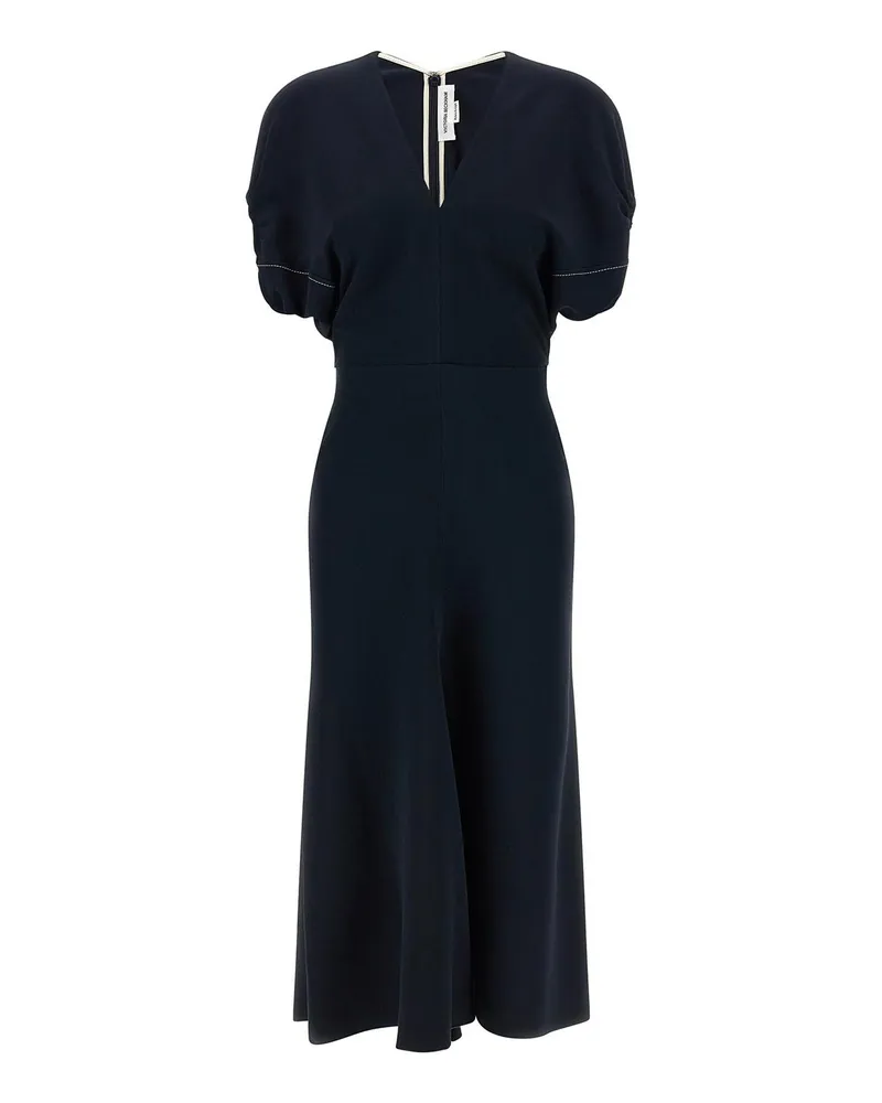 Victoria Beckham Knielanges Kleid - Blau Blau