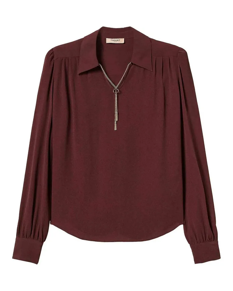 Twin-Set Top - Dunkelrot Dunkelrot