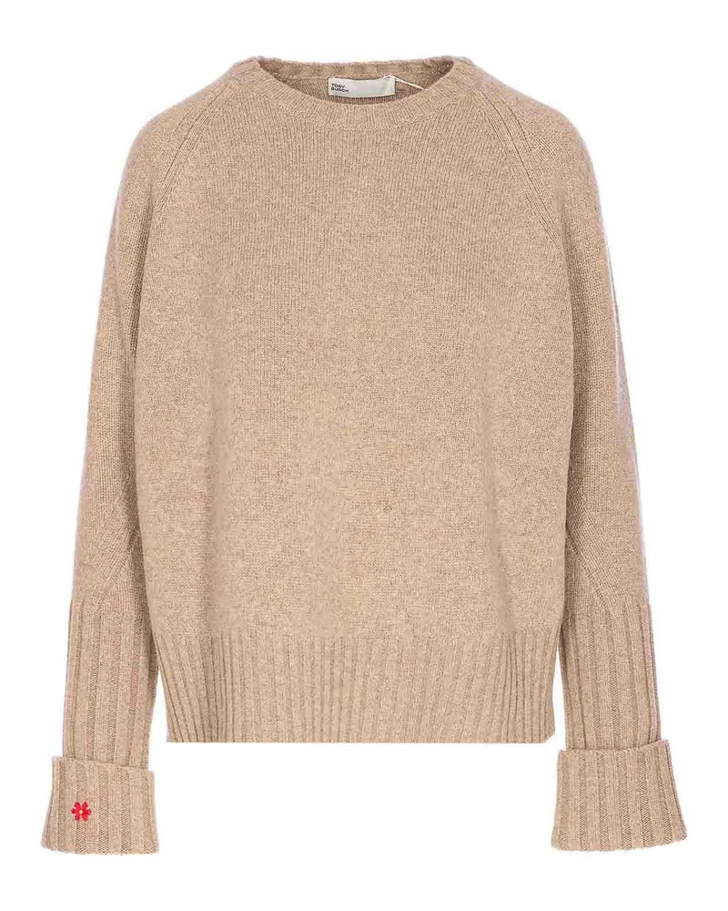 Tory Burch Rundhalspullover - Beige Beige