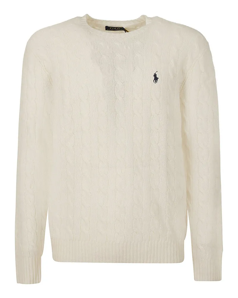 Ralph Lauren Rundhalspullover - Creme Creme