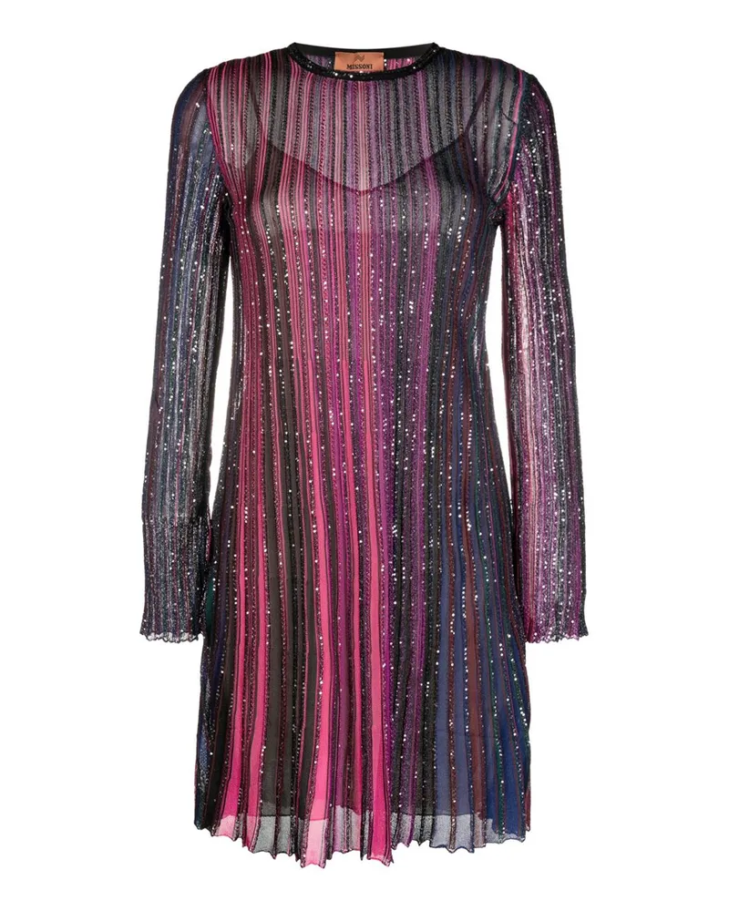 Missoni Kurzes Kleid - Lila Lila