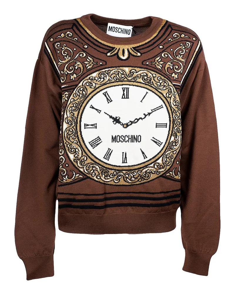 Moschino Rundhalspullover - Bunt Bunt
