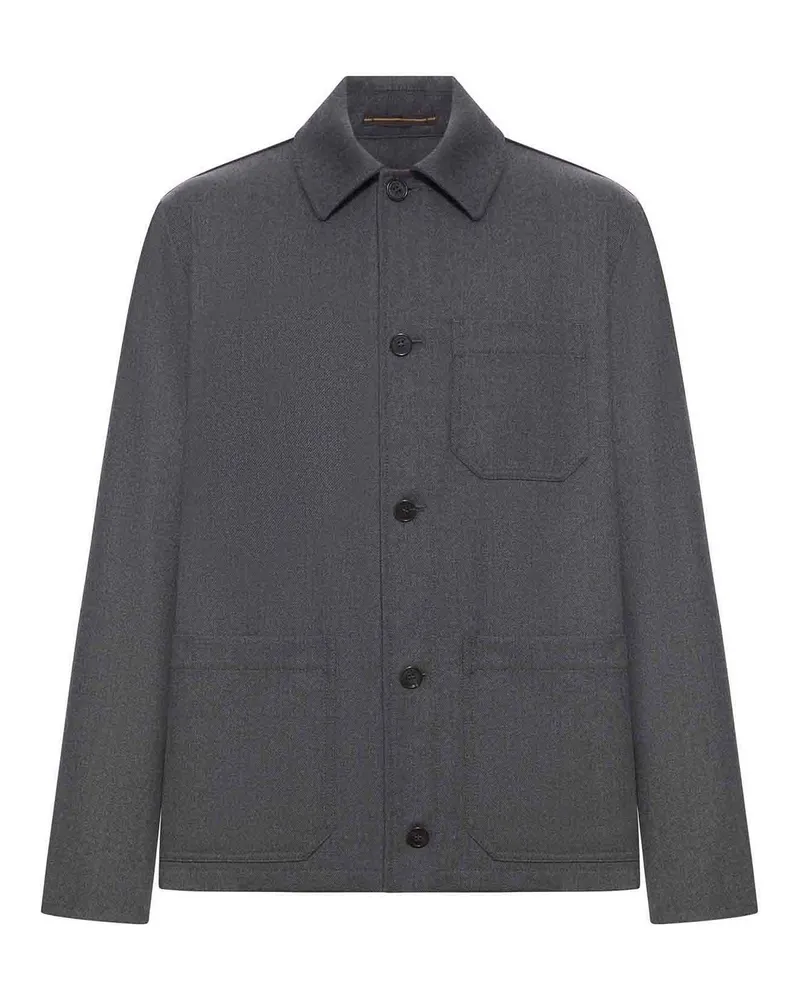 Incotex Casualjacke - Grau Grau