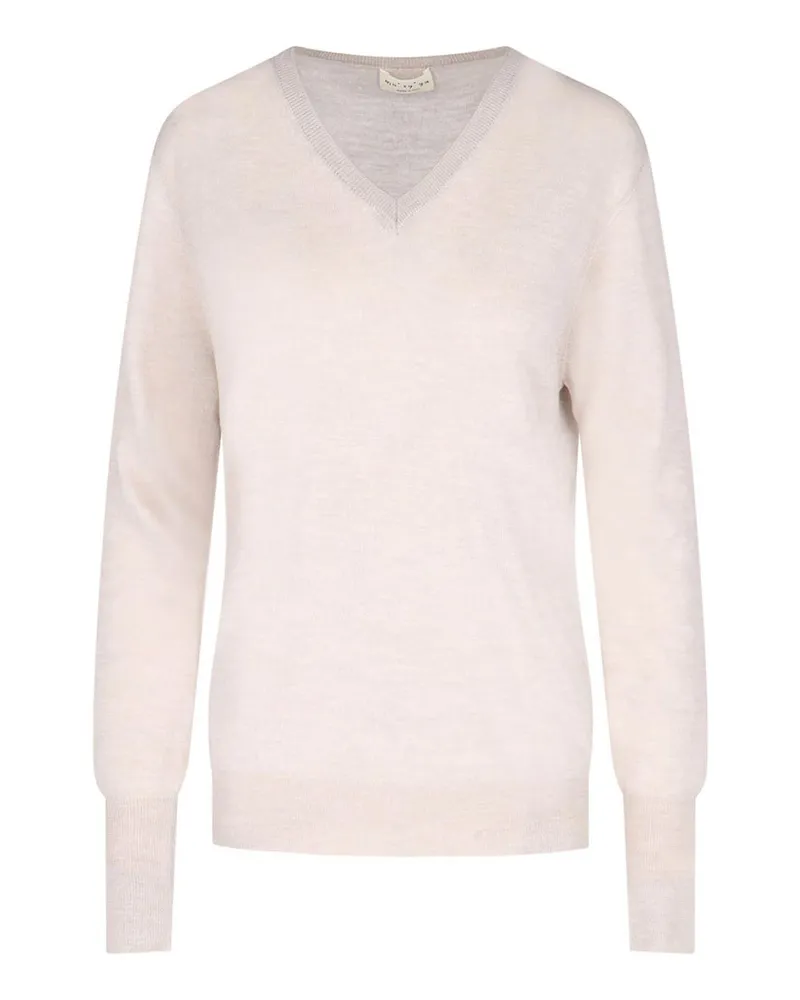 MA'RY'YA U-Boot-Pullover - Beige Beige