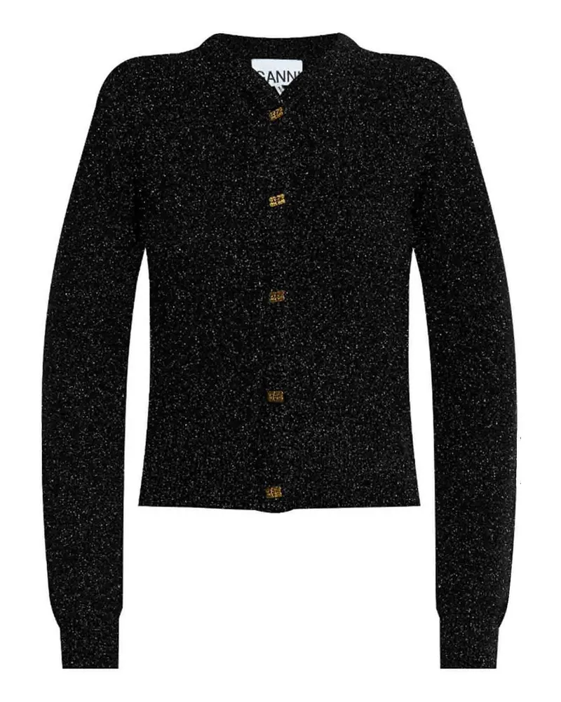 Ganni Cardigan - Schwarz Schwarz