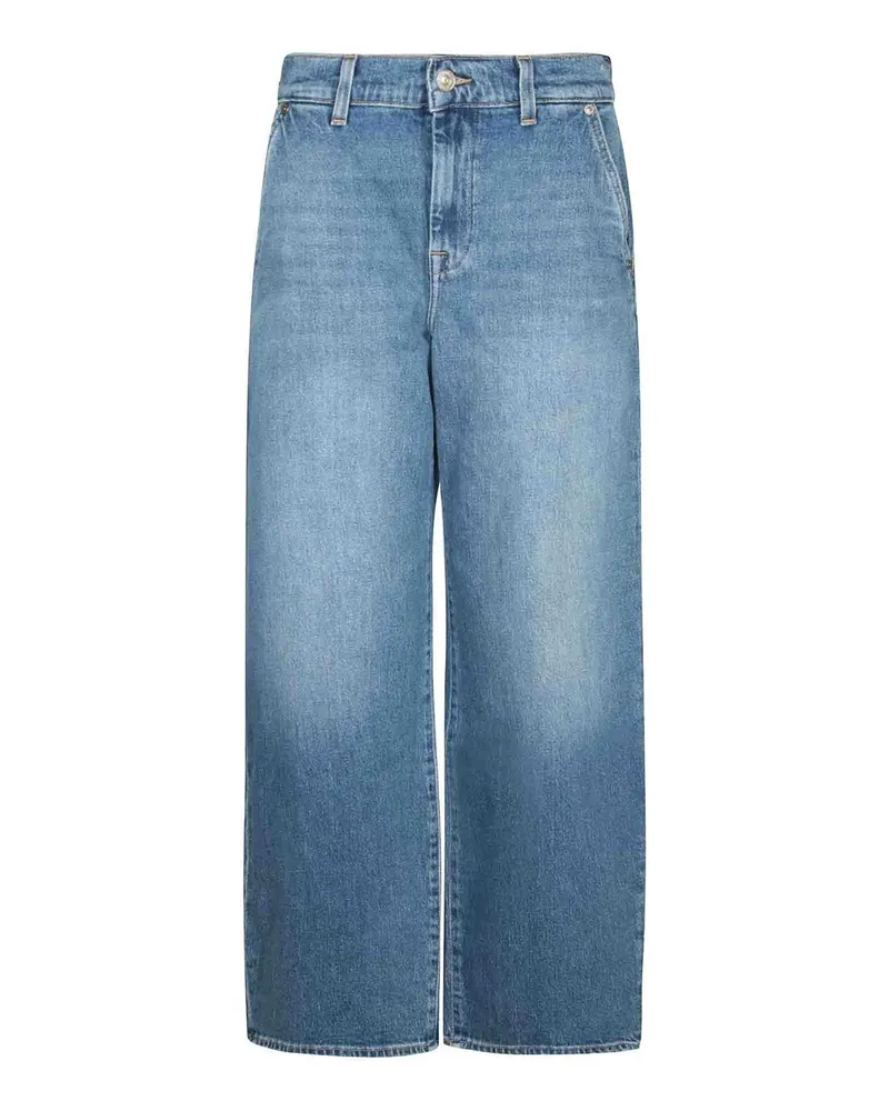 7 for all mankind Straight Leg Jeans - Blau Blau