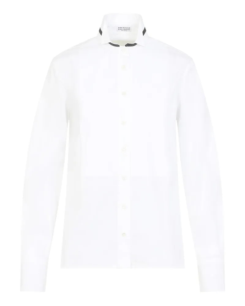 Brunello Cucinelli Hemd - Weiß Weiß