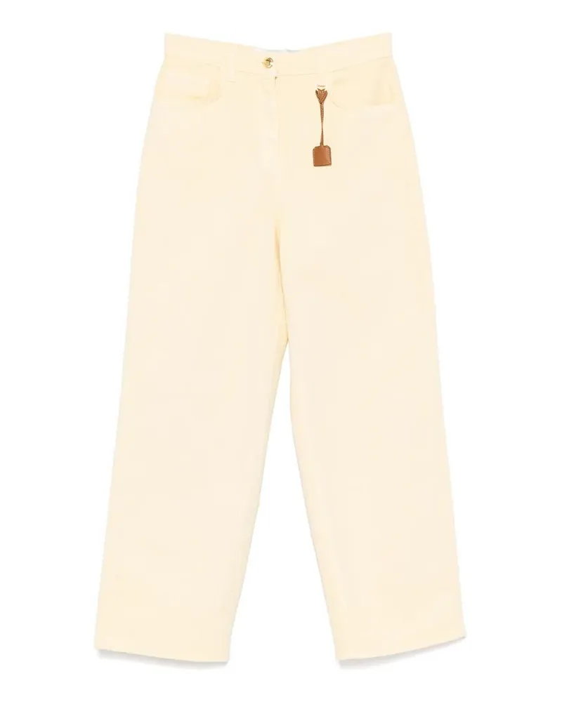 Elisabetta Franchi Bootcut Jeans - Gelb Gelb