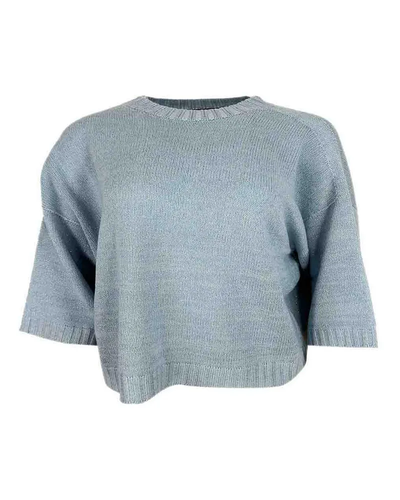 Fabiana Filippi Rundhalspullover - Hellblau Hellblau