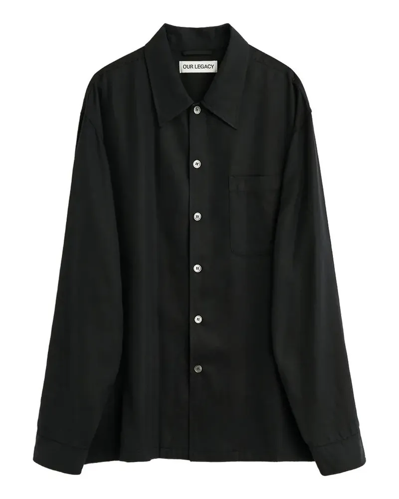 Our Legacy Hemd - Schwarz Schwarz
