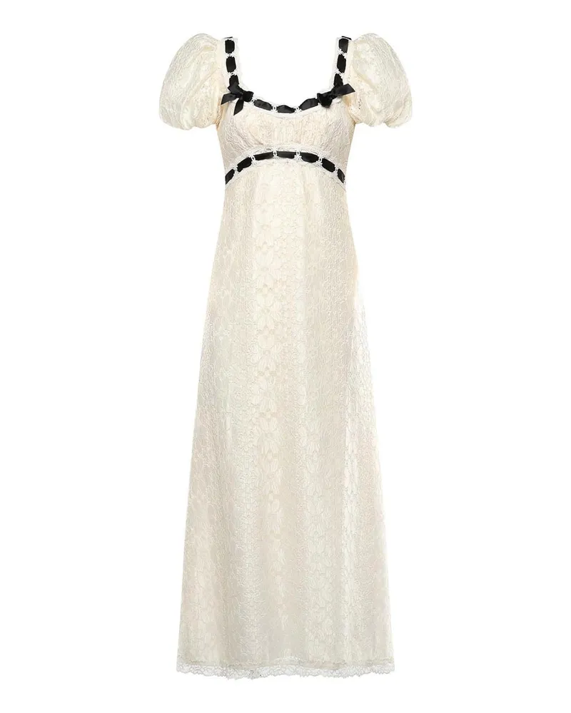 For Love and Lemons Maxikleid - Weiß Weiß