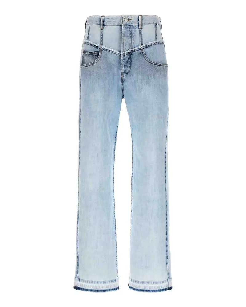 Isabel Marant Straight Leg Jeans - Hellblau Hellblau