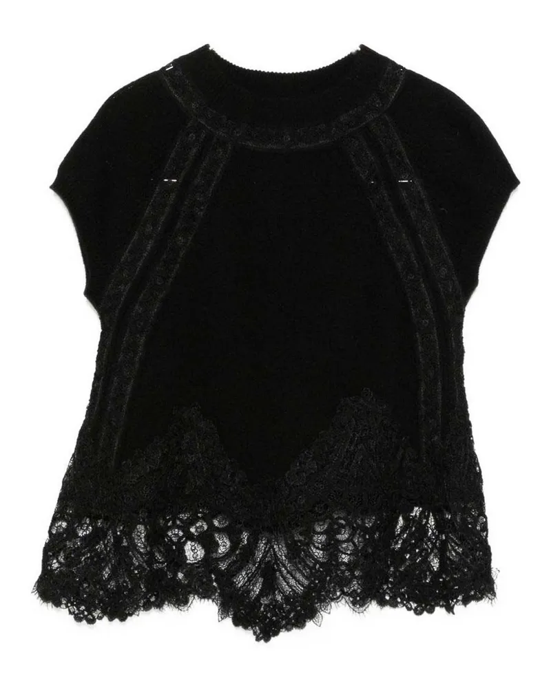 Ermanno Scervino Top - Schwarz Schwarz