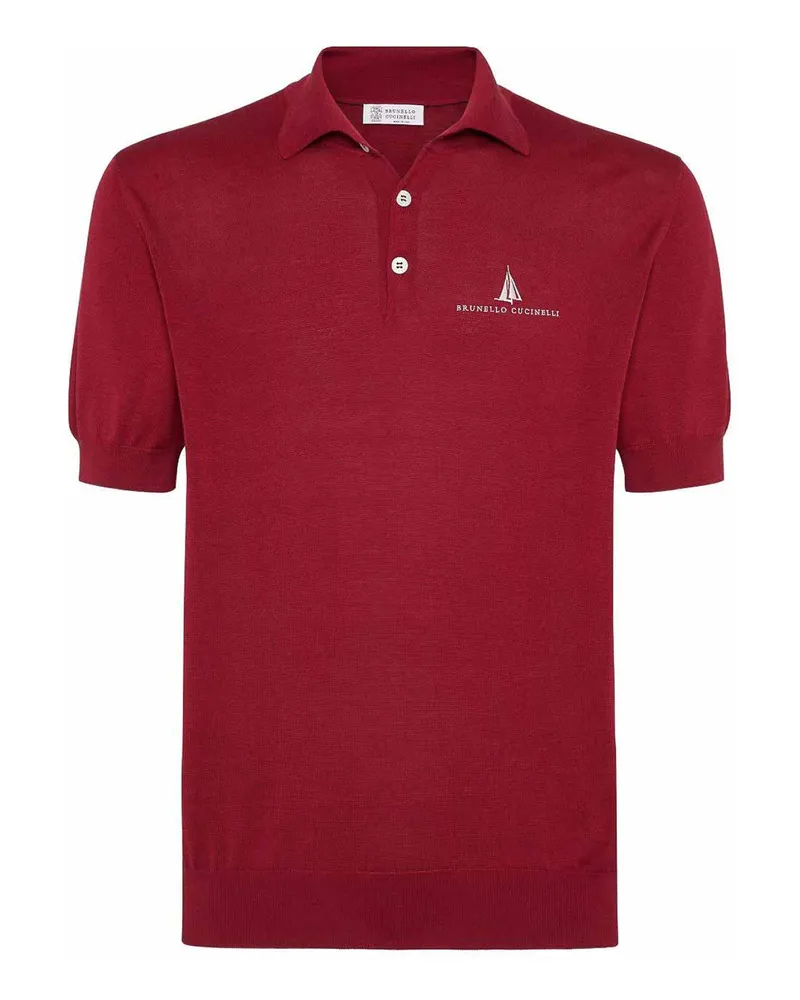 Brunello Cucinelli Poloshirt - Rot Rot