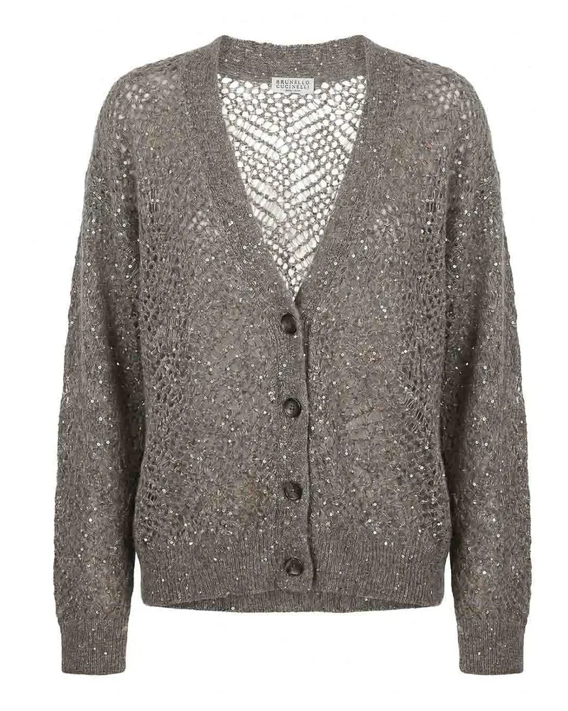 Brunello Cucinelli Cardigan - Grau Grau