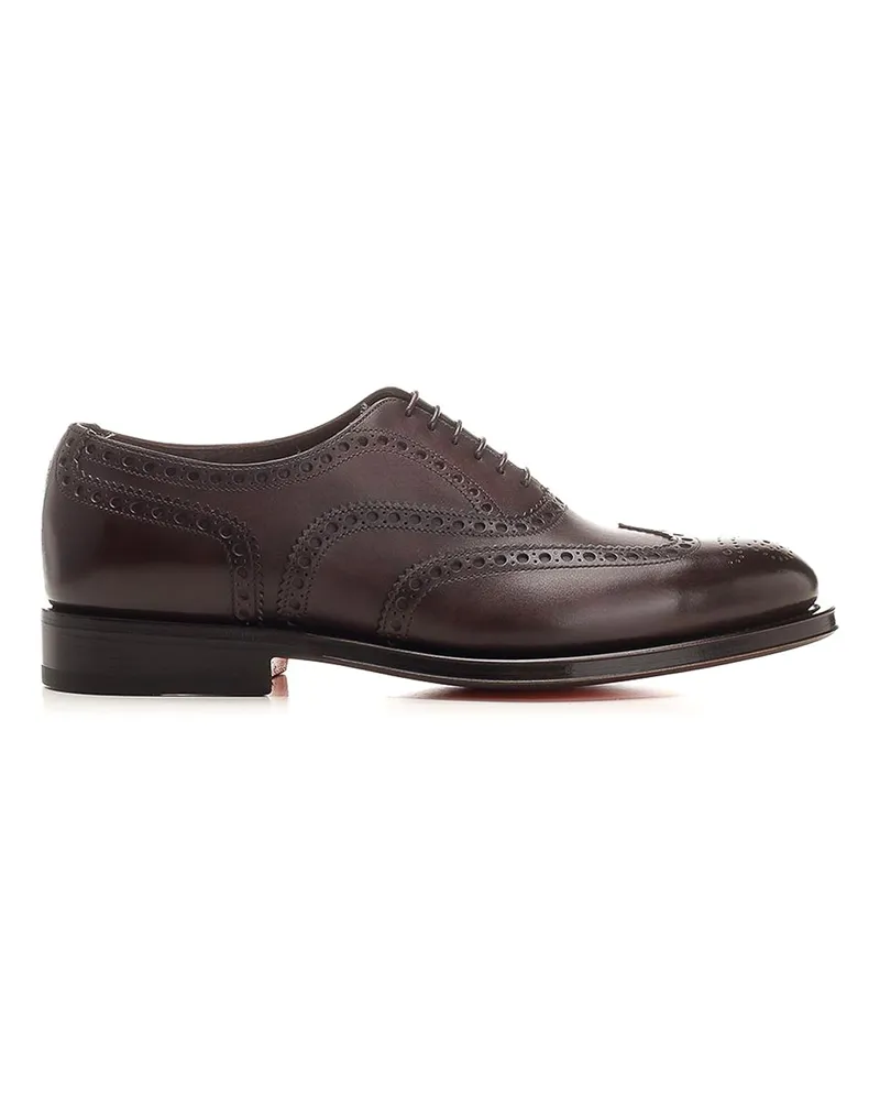 Santoni Schnürschuhe - Braun Braun