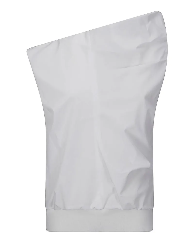 Sacai Rundhalspullover - Creme Creme