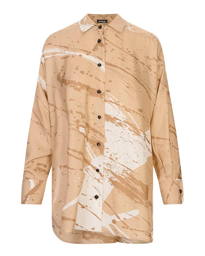 Kiton Hemd - Braun Braun