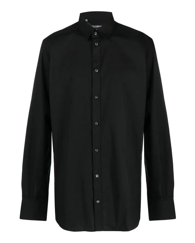 Dolce & Gabbana Hemd - Schwarz Schwarz