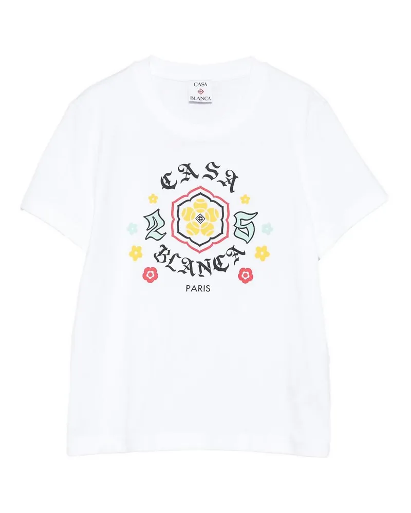 Casablanca Paris T-Shirt - Weiß Weiß